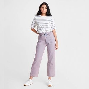 Purple Levi’s Ribcage Jeans